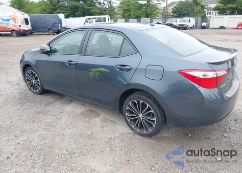 2016 Toyota Corolla S Plus из США, поврежденный, VIN 2T1BURHE1GC677348
